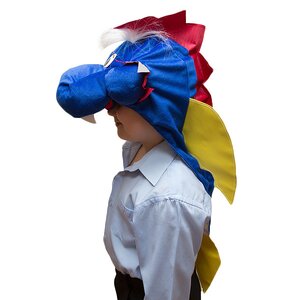 Карнавальная шапка Дракон, с крыльями, 54-56 см