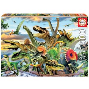 Пазл Динозавры, 500 элементов Educa фото 2