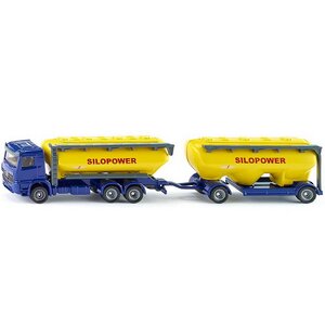 Коллекционный Грузовик с прицепом для комбикорма 1:87 SIKU фото 1