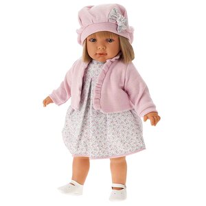 Кукла Аделина в розовом 55 см