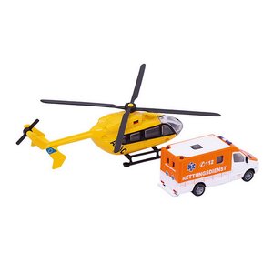 Игровой набор Фургон скорой помощи и вертолет 1:87 SIKU фото 2