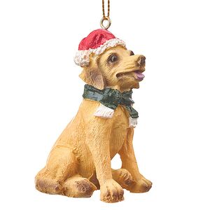 Елочная игрушка Собачка Лабрадор - Новогодние питомцы 8 см Edelman фото 2