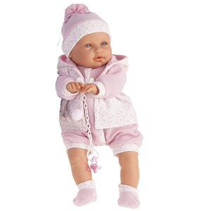 Кукла - младенец Бенита в розовом 55 см плачущая Antonio Juan Munecas фото 1