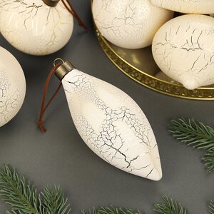 Набор стеклянных шаров Ceres Framme 10-15 см, 12 шт Winter Deco фото 3