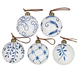 Набор стеклянных шаров Modelli Blue 8 см, 12 шт Winter Deco фото 8