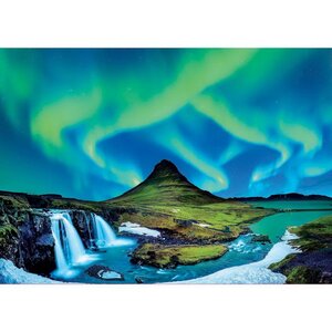 Пазл Северное сияние, Исландия, 1500 элементов