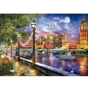 Пазл Лондон на закате - Доменик Девисон, 2000 элементов