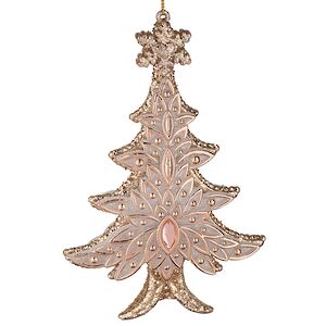 Елочная игрушка В Лесу Родилась Елочка 16 см розовое золото, подвеска Forest Market фото 9