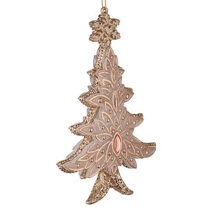 Елочная игрушка В Лесу Родилась Елочка 16 см розовое золото, подвеска Forest Market фото 10