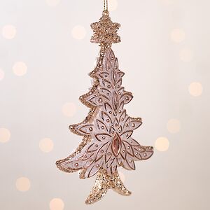 Елочная игрушка В Лесу Родилась Елочка 16 см розовое золото, подвеска Forest Market фото 7