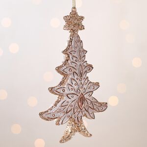 Елочная игрушка В Лесу Родилась Елочка 16 см розовое золото, подвеска Forest Market фото 3