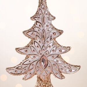 Елочная игрушка В Лесу Родилась Елочка 16 см розовое золото, подвеска Forest Market фото 4