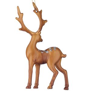 Елочная игрушка Лесной Олень Шайни 15 см, подвеска Forest Market фото 6