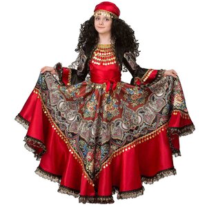 Карнавальный костюм Цыганка Сэра, рост 134 см