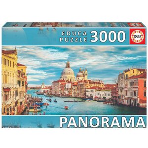 Пазл-панорама Гранд канал Венеция, 3000 элементов