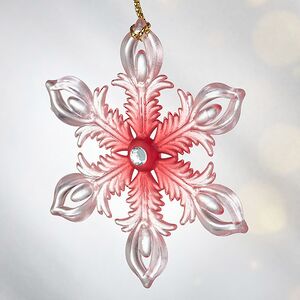 Елочная игрушка Снежинка - Первый снег в Стокгольме 7 см Forest Market фото 4