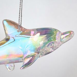 Елочная игрушка Дельфин - Радужный Бриз 7 см, подвеска Forest Market фото 2