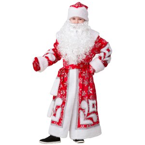 Карнавальный костюм Дед Мороз с узорами