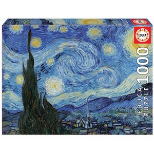 Пазл-репродукция Звездная ночь - Винсент Ван Гог, 1000 элементов Educa фото 3