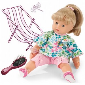 Кукла Маффин Макси блондинка - Цветы 42 см с аксессуарами, закрывает глаза Gotz фото 1