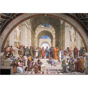 Пазл-репродукция Афинская школа - Рафаэль, 1500 элементов