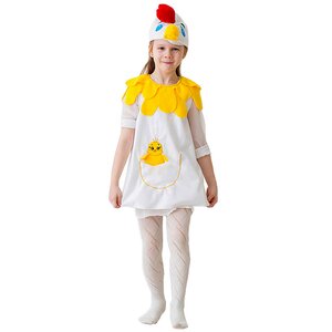 Карнавальный костюм Курочка, рост 104-116 см