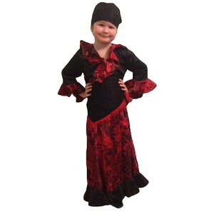 Карнавальный костюм Цыганка, рост 122-134 см, черный Бока С фото 2