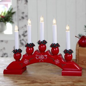 Рождественская горка Sanna 34*25 см, 5 электрических свечей Star Trading фото 3