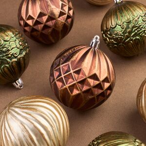 Набор пластиковых шаров Villa de Arles 8 см, 9 шт Winter Deco фото 5