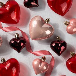 Набор елочных игрушек Сердечки: Lovely Xmas 5-7 см, 16 шт, пластик, подвеска Winter Deco фото 5