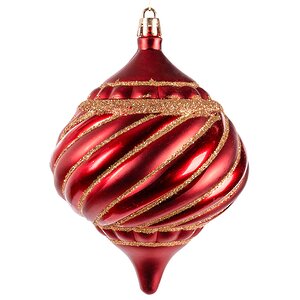 Елочная игрушка Rivera Guillermo 14 см красная, пластик, подвеска Winter Deco фото 1