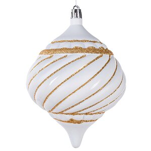 Елочная игрушка Rivera Guillermo 14 см белая, пластик, подвеска Winter Deco фото 1