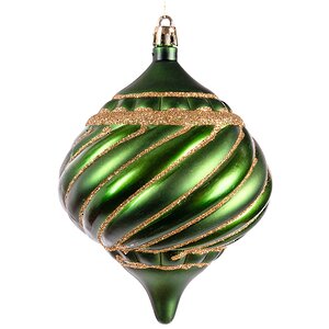 Елочная игрушка Rivera Guillermo 14 см зеленая, пластик, подвеска Winter Deco фото 1