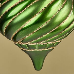 Елочная игрушка Verde Ramona 14 см зеленая, пластик Winter Deco фото 5