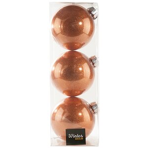Набор пластиковых шаров Albertine - Flaming Sky 15 см, 3 шт Winter Deco фото 6