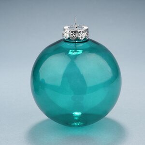 Набор пластиковых шаров Albertine Vitrobulles - Azure Hawaii 10 см, 4 шт Winter Deco фото 4