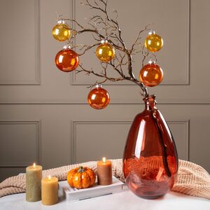 Елочные ПЭТ шары Albertine - Янтарный Берег 8 см, 6 шт Winter Deco фото 3