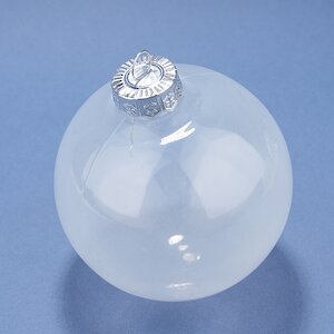 Набор пластиковых шаров Albertine - White Glaze 10 см, 4 шт Winter Deco фото 6