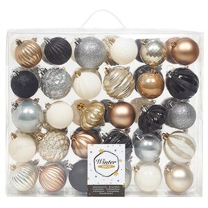 Набор пластиковых шаров Magic Suite: Вечер в стиле Гэтсби, 6-7 см, 60 шт Winter Deco фото 7