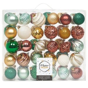 Набор пластиковых шаров Magic Suite: Лесная Карусель, 6-7 см, 60 шт Winter Deco фото 6