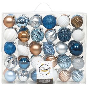Набор пластиковых шаров Magic Suite: Mountain Lodge, 6-7 см, 60 шт Winter Deco фото 6
