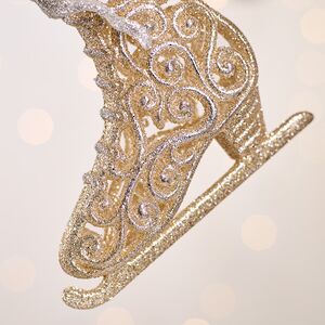 Елочная игрушка Конек Зимней Феи 14 см золотой, подвеска Forest Market фото 4