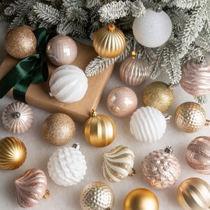 Набор пластиковых шаров Magic Suite: Vintage Glam, 6-7 см, 60 шт Winter Deco фото 1