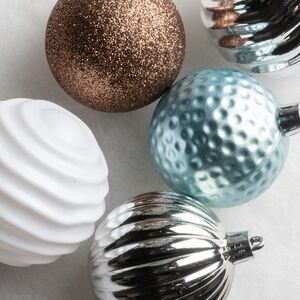 Набор пластиковых шаров Magic Suite: Морозный Рассвет, 6-7 см, 60 шт Winter Deco фото 5