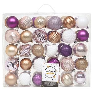 Набор пластиковых шаров Magic Suite: Нежные Грезы, 6-7 см, 60 шт Winter Deco фото 6