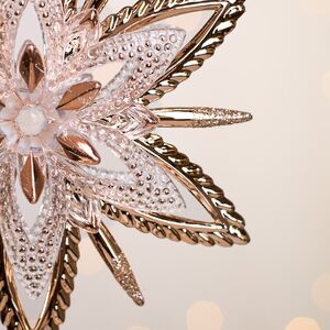 Елочная игрушка Снежинка Эйр - Секреты Скандинавии 12 см Forest Market фото 2