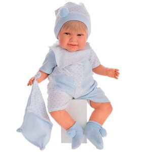 Кукла-младенец Мартин в голубом 52 см говорящая Antonio Juan Munecas фото 2