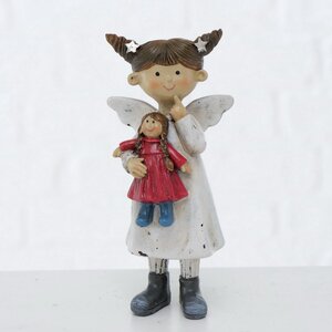 Декоративная фигурка Ангелочек Сюзи с куклой 12 см