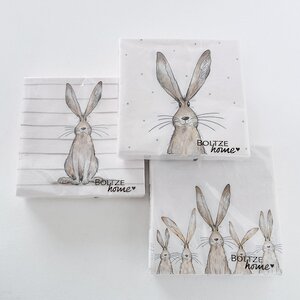 Бумажные салфетки Любопытные Крольчата 17*17 см, 20 шт Boltze фото 2