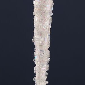 Елочная игрушка Сосулька Paolo di Bolie 15 см, подвеска Winter Deco фото 3